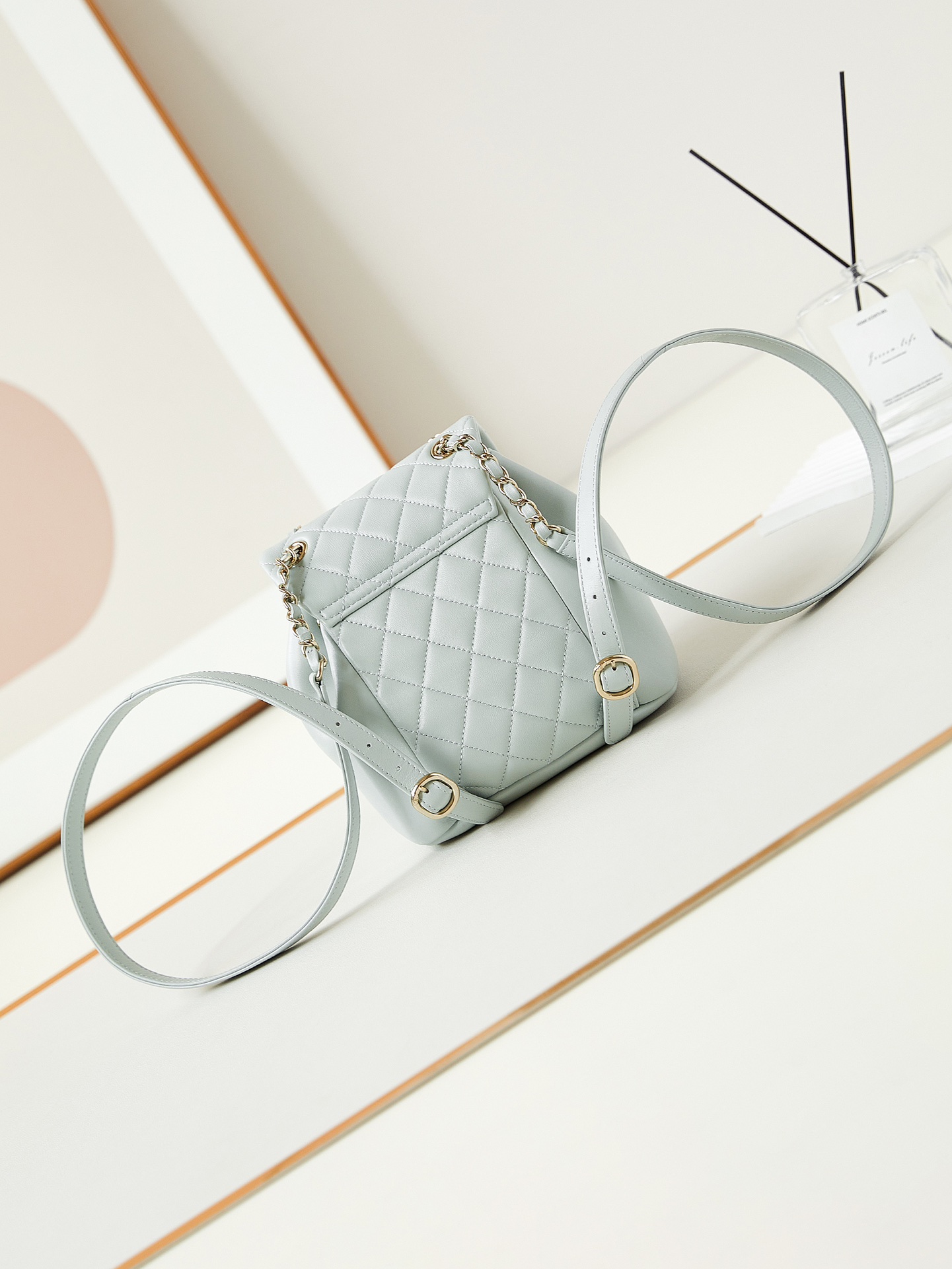 [TOP] CHANEL Lambskin Duma Bag 18×18×12cm - 5 Color