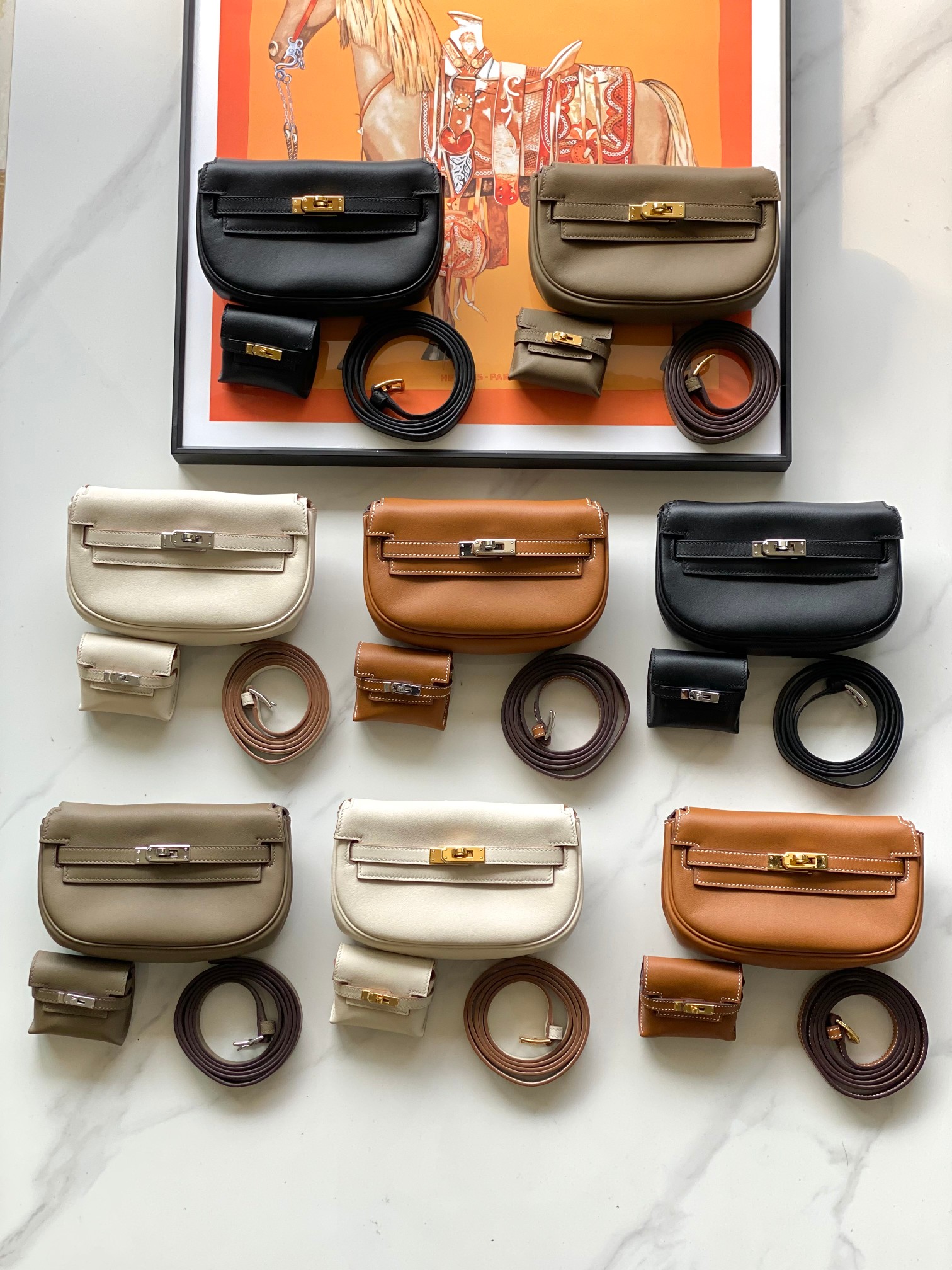 [TOP] HERMES Moove Kelly Bags - 4 Color & GHW/SHW