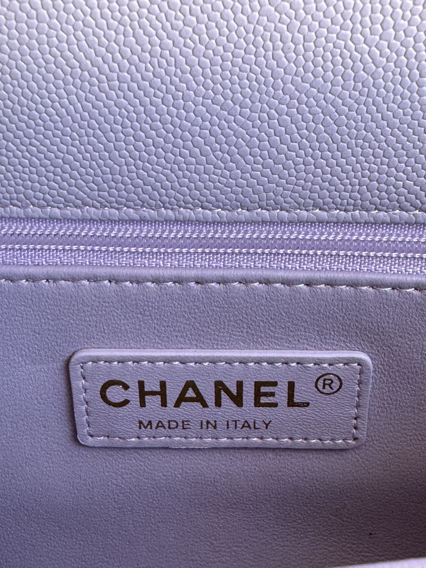 [TOP] Chanel CoCo Handle Bags Cowhide with Lambskin lining 23cm/28cm - Purple&GHW