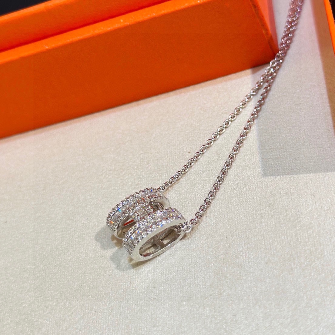 [TOP] HERMES H Necklace