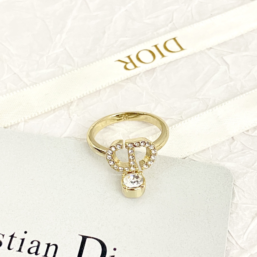 [TOP] Christian Dior CD Ring