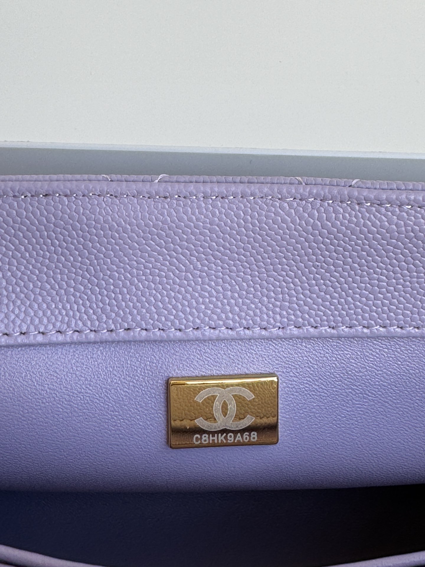 [TOP] Chanel CoCo Handle Bags Cowhide with Lambskin lining 23cm/28cm - Purple&GHW
