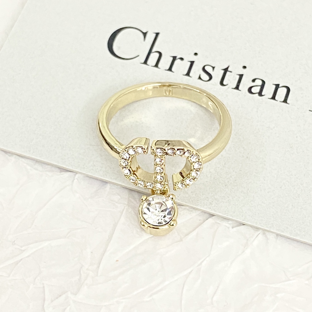 [TOP] Christian Dior CD Ring