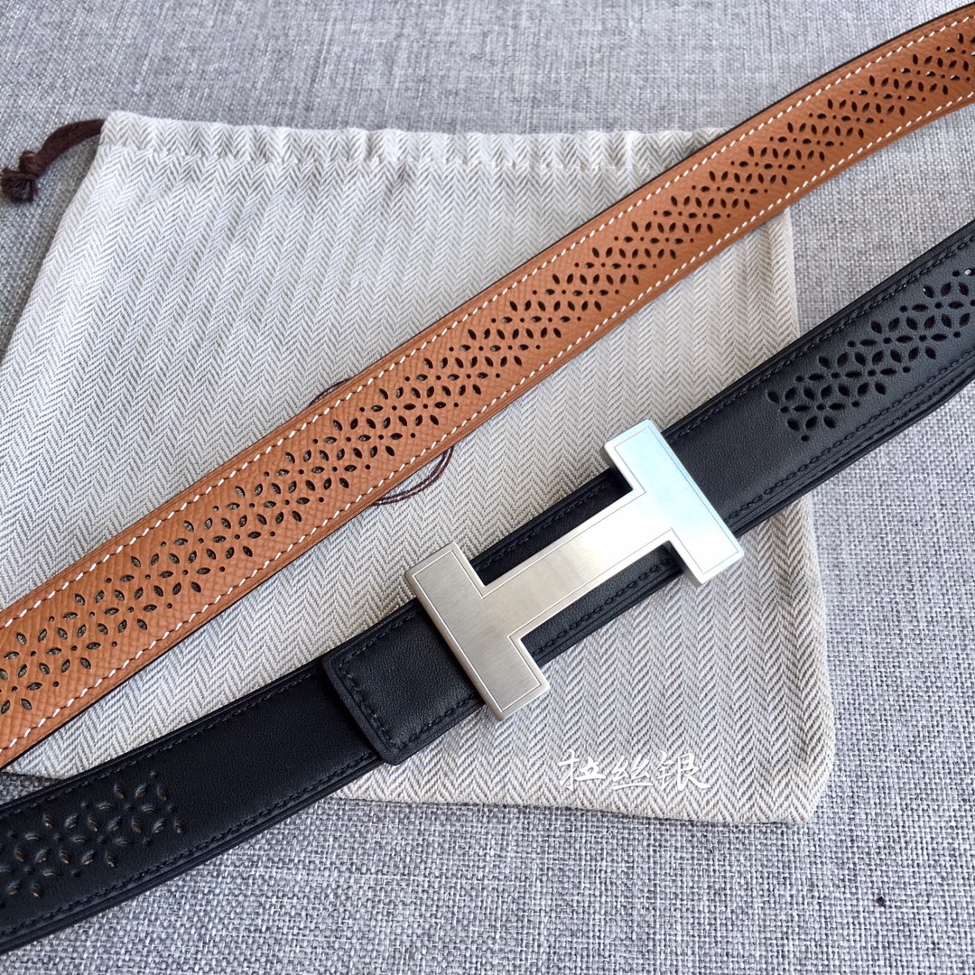 [TOP] HERMES Double Sided Waistband - 2.5CM - GHW/SHW