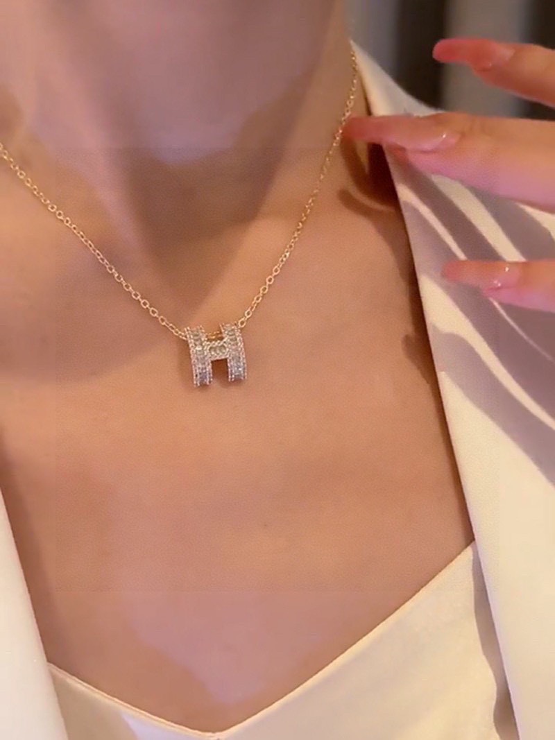 [TOP] HERMES H Necklace