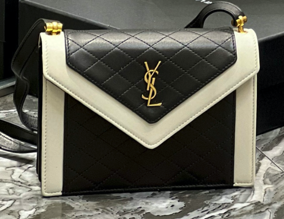 [TOP] Yves Saint Laurent YSL Mini Quilted Envelope Bags - 2 Sizes - 3 Colors
