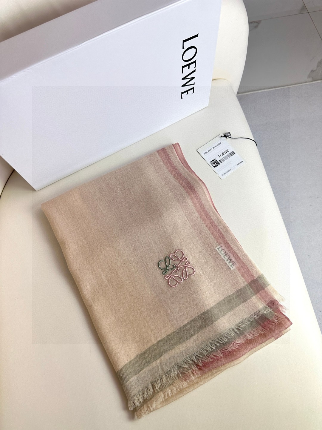 [TOP] LOEWE Cashmere Scarf 90×200 cm-3 Colors
