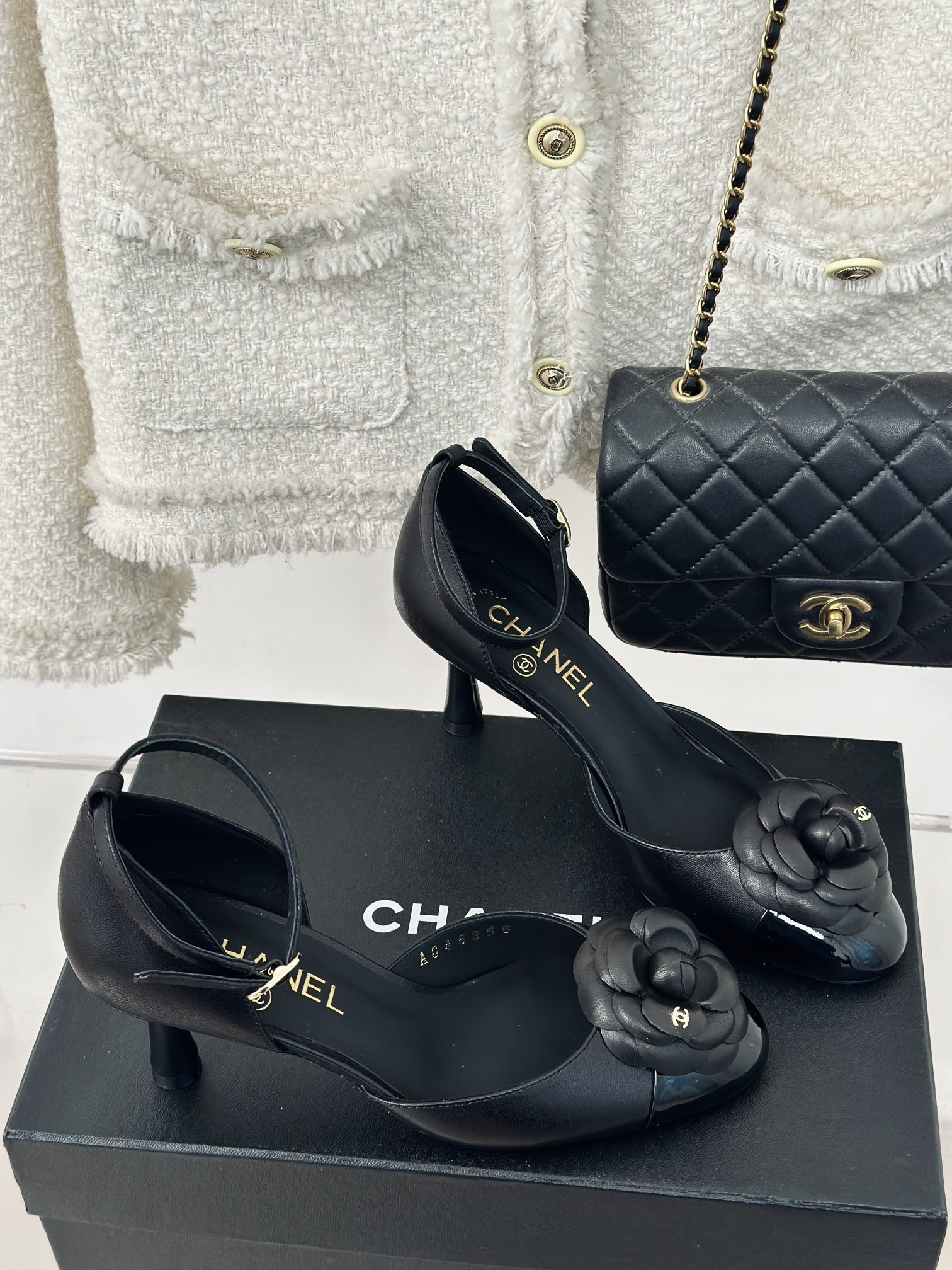[TOP] CHANEL Camellia Pumps 7cm - 3 Color