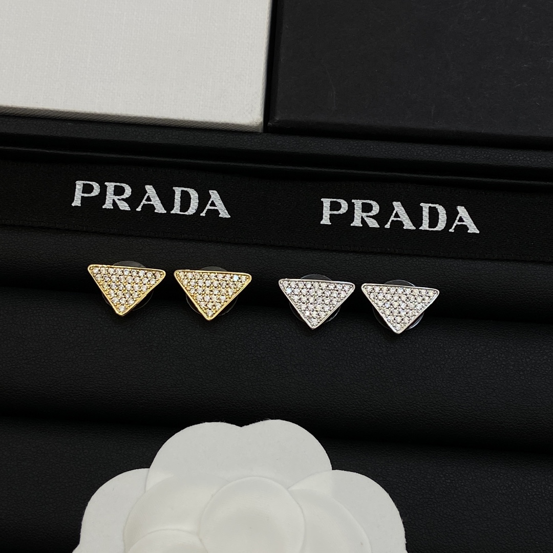 [TOP] PRADA New Style Earrings-2 Colors