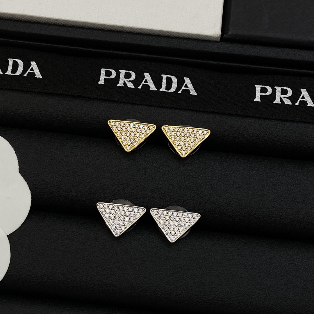 [TOP] PRADA New Style Earrings-2 Colors
