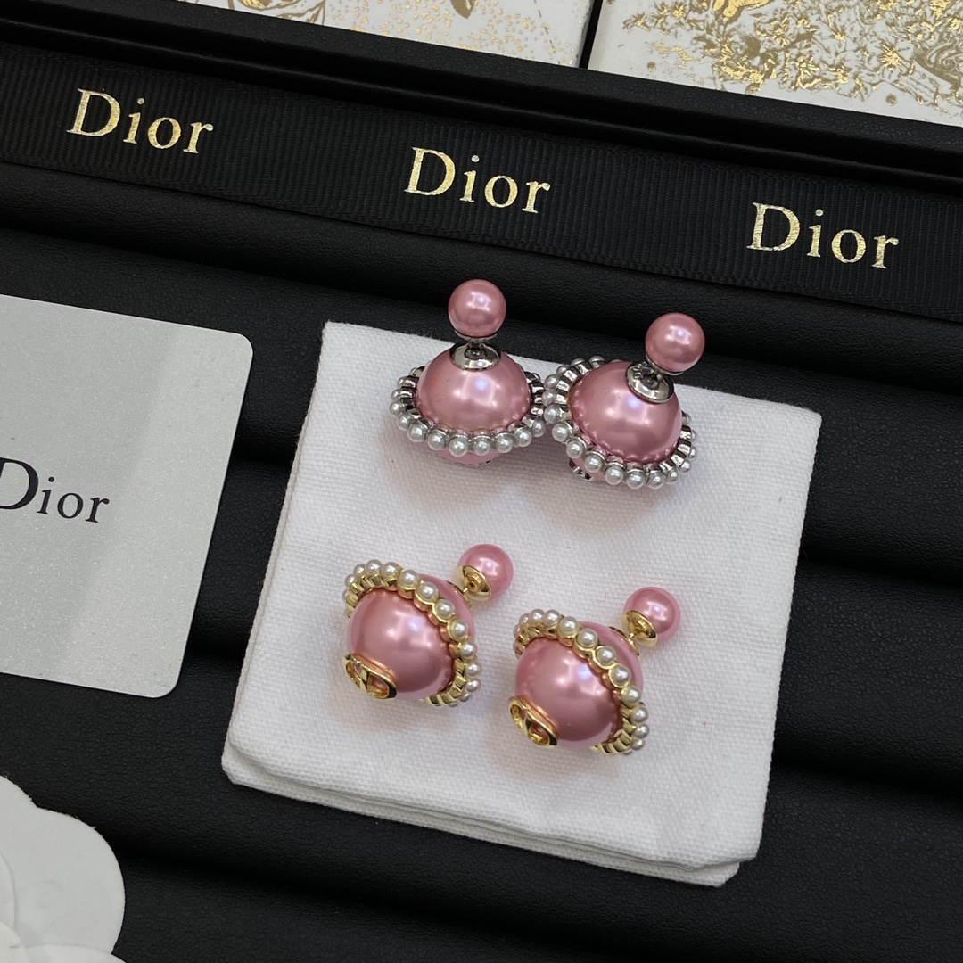 [TOP]  Christian Dior Earrings-2 Colors