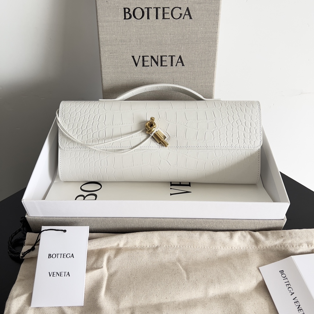 [TOP] Bottega Veneta BV Crocodile Pattern Andiamo Handbags 31*13*3cm - 4 Colors
