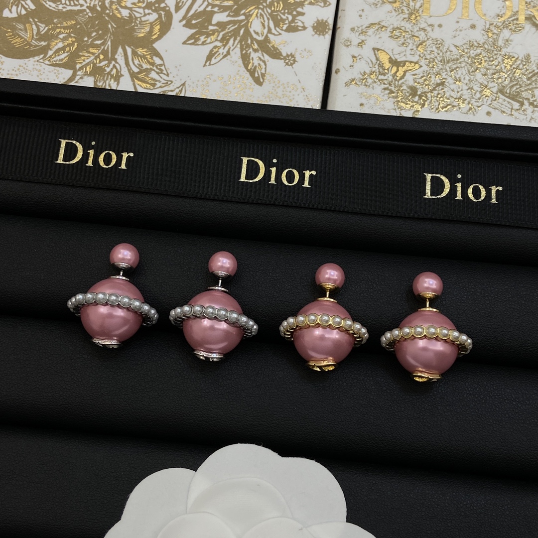 [TOP]  Christian Dior Earrings-2 Colors