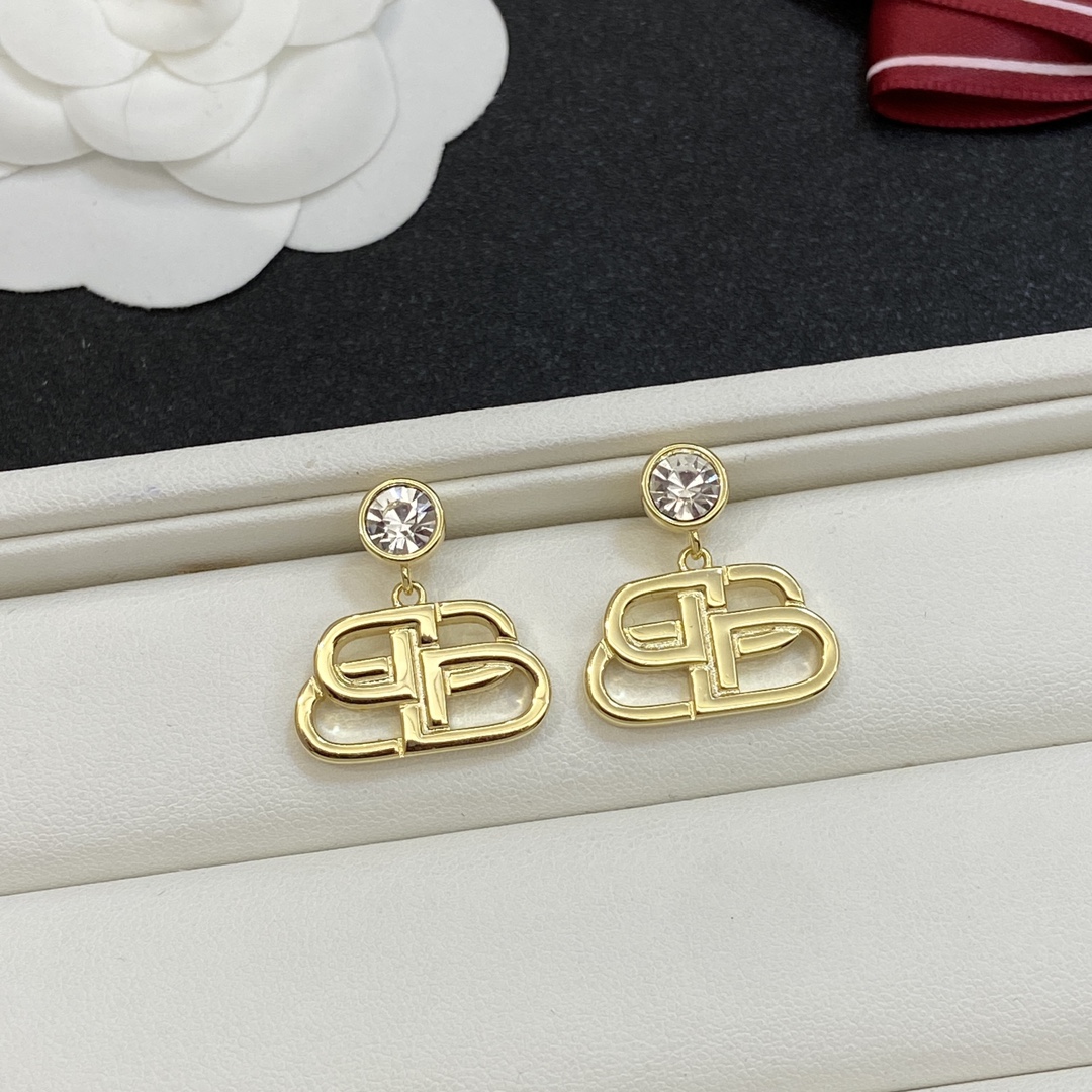 [TOP] BALENCIAGA BB Earring-2 Colors