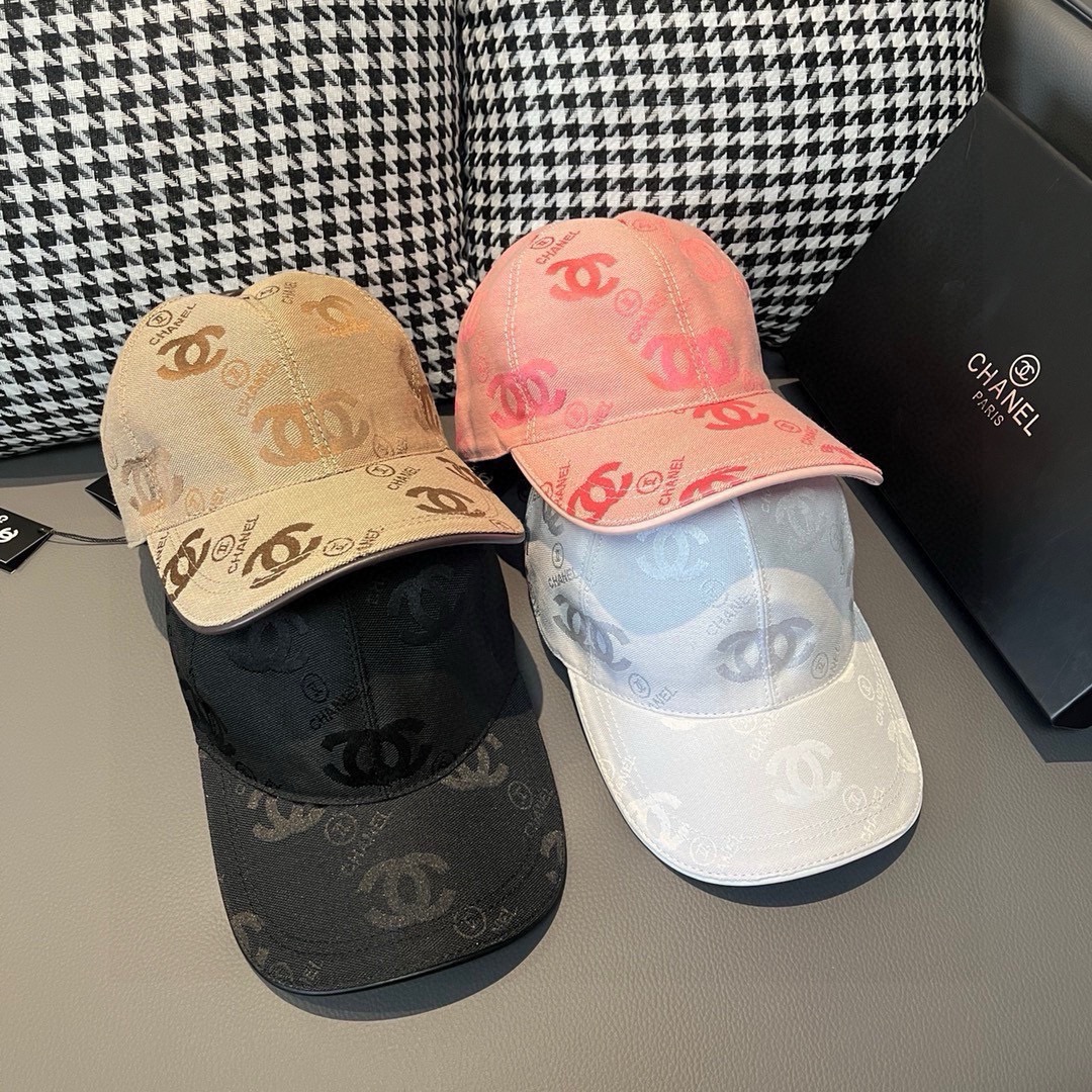 [TOP] CHANEL Classic Baseball Hats - 4 Colors