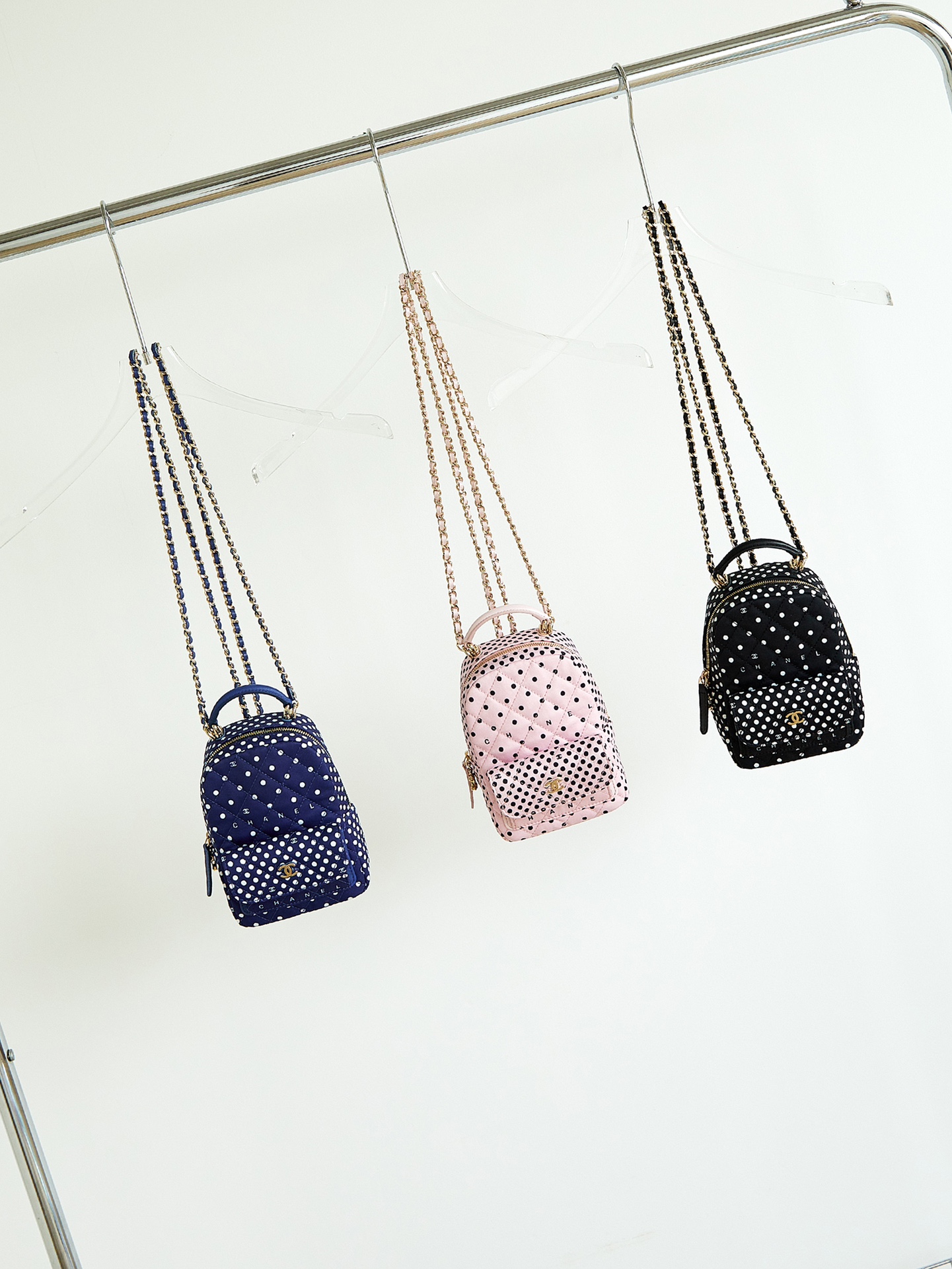 [TOP] CHANEL Woolen Backpack 13x18x9cm - 3 Color