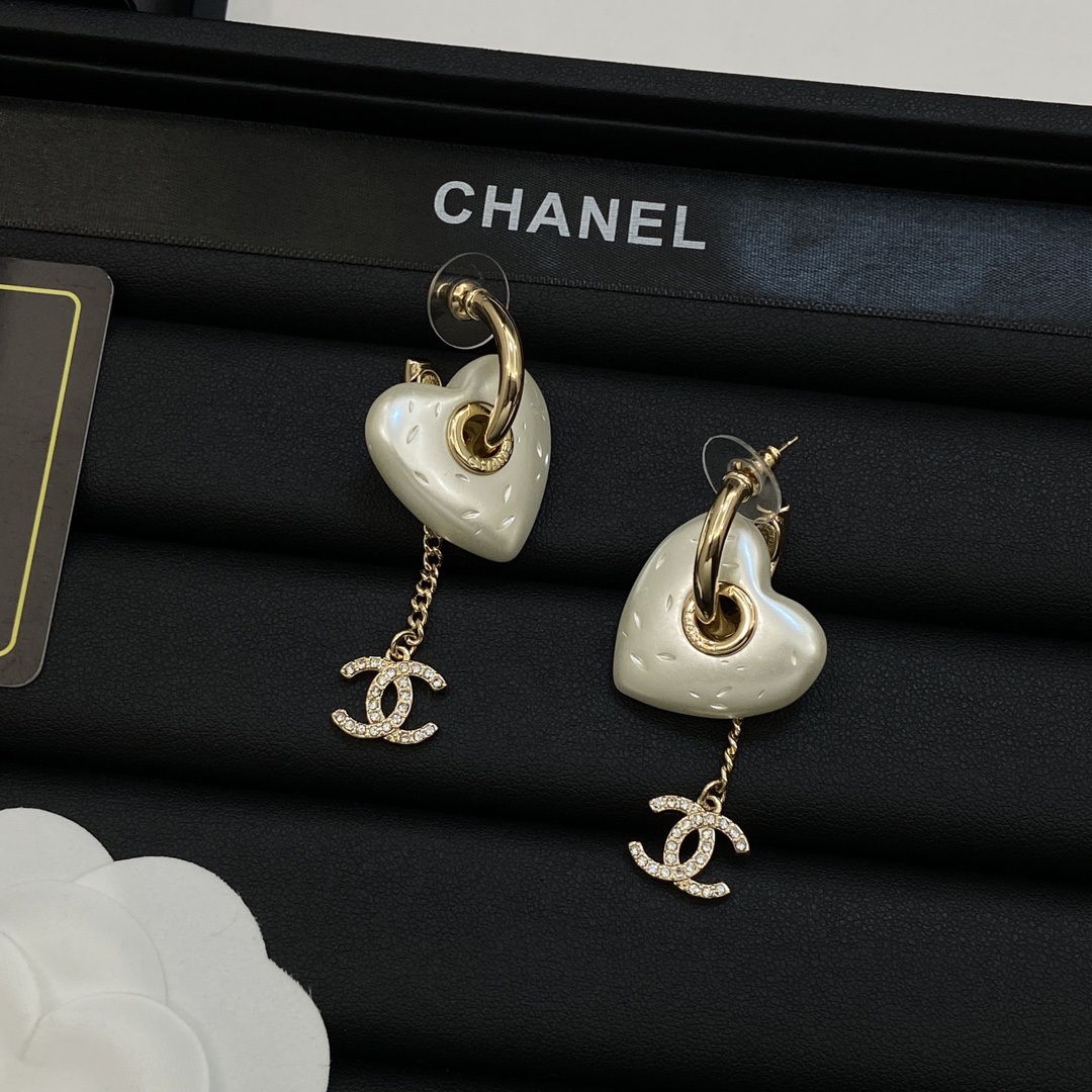 [TOP] CHANEL Pendant Earrings