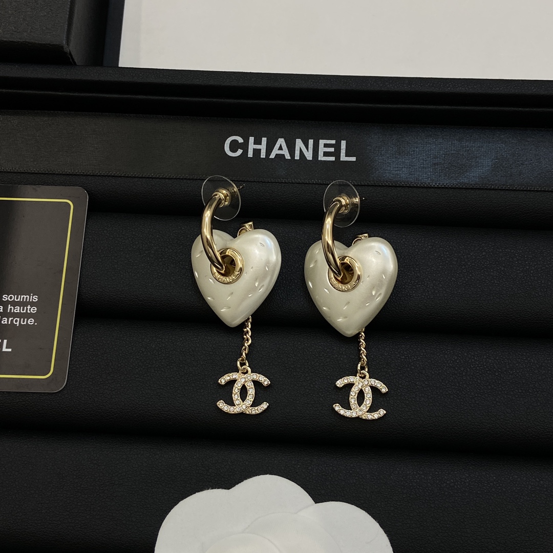 [TOP] CHANEL Pendant Earrings