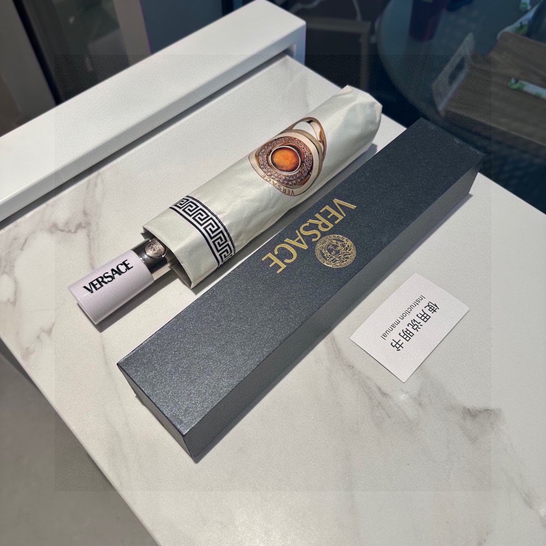 [TOP] VERSACE Three-Fold Umbrella - 2 Colors