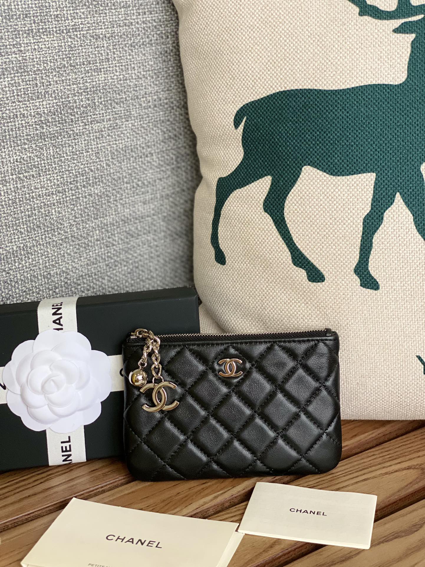 [TOP] CHANEL Pendant Zero Wallets 11.5*7cm - 15 Colors