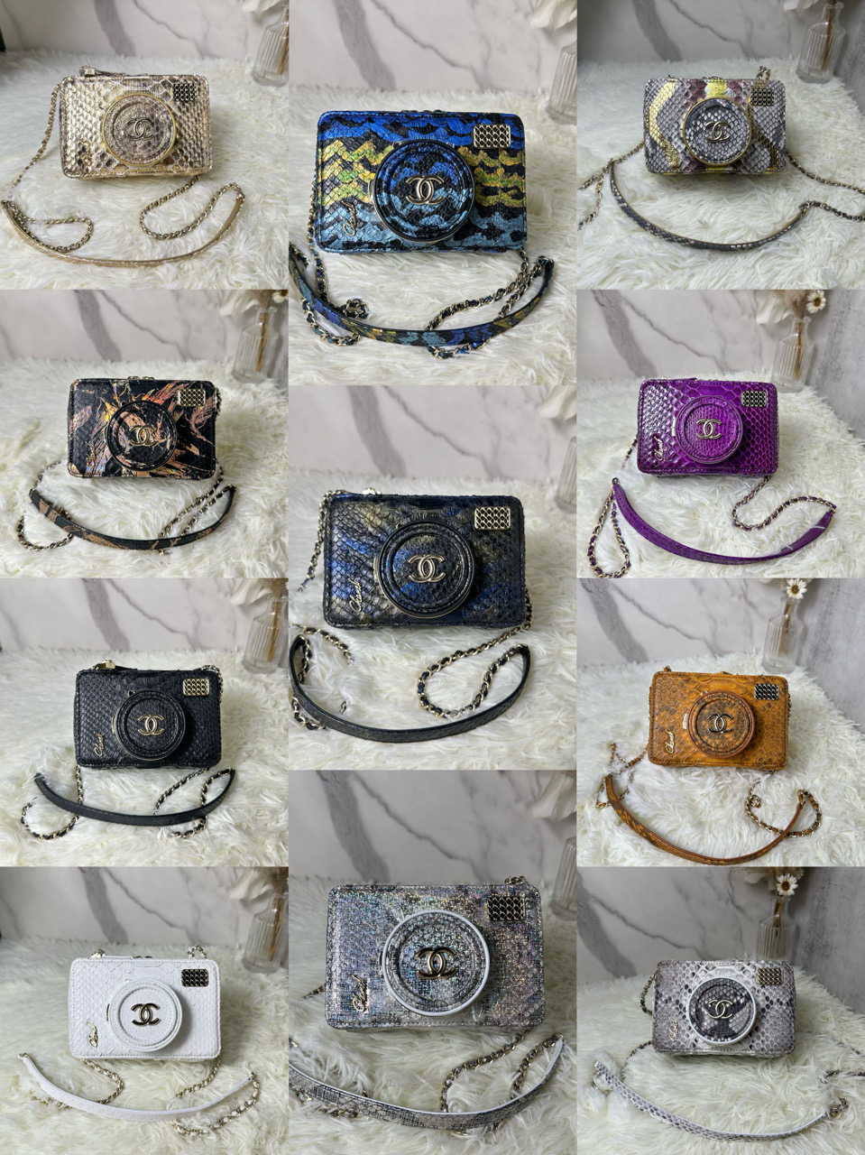 [TOP] CHANEL Camera Bag 11.5×16×6cm - 11 Colors