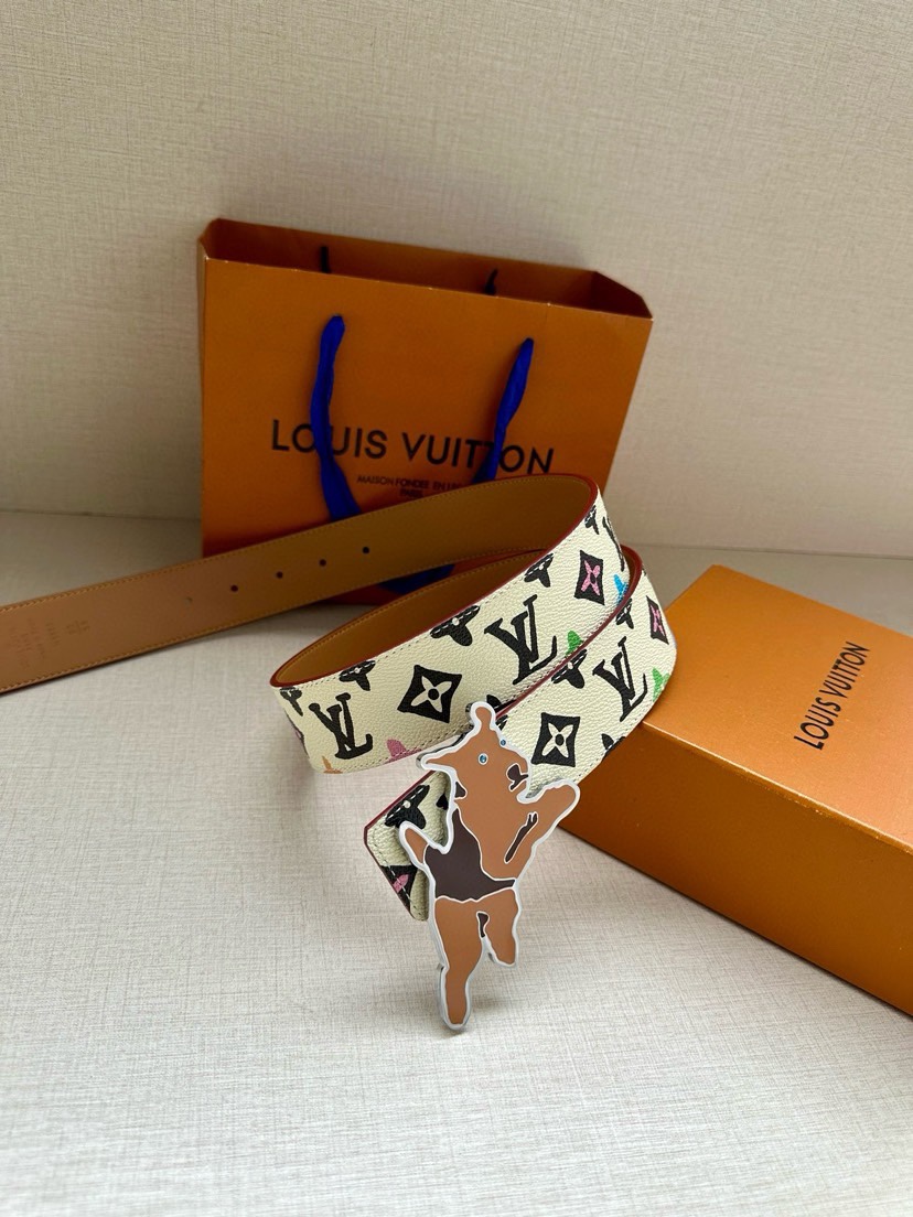 [TOP] Louis Vuitton LV Double Sided Waistband