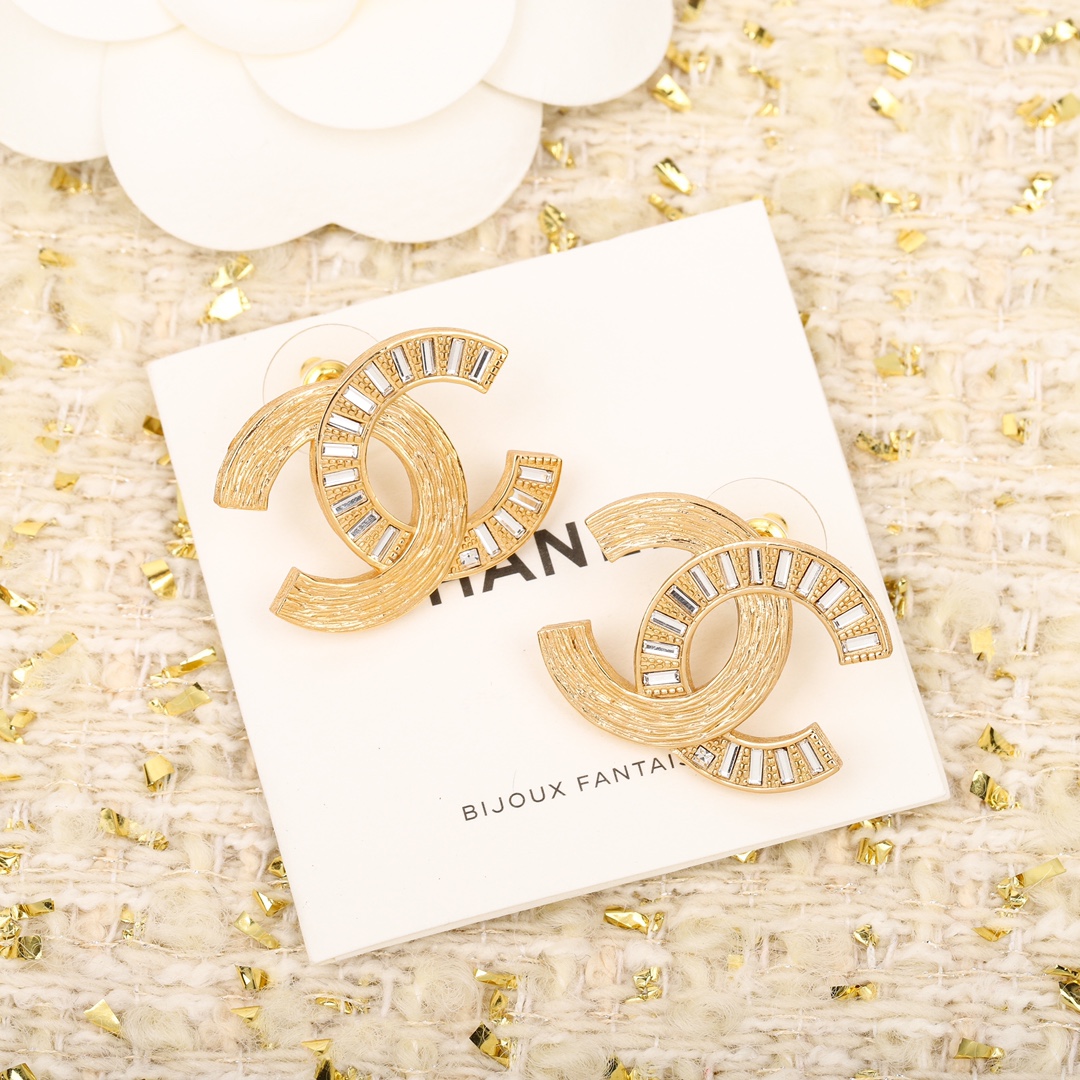 [TOP] CHANEL 24s CC Earrings
