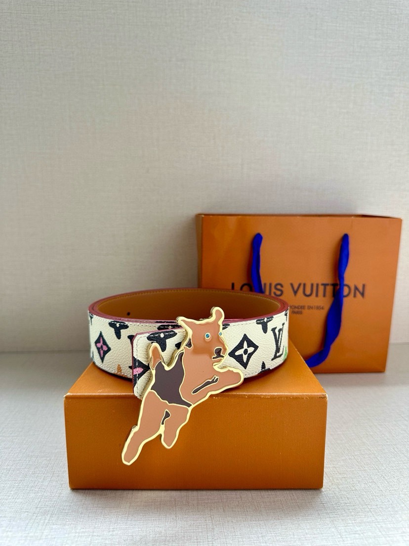 [TOP] Louis Vuitton LV Double Sided Waistband