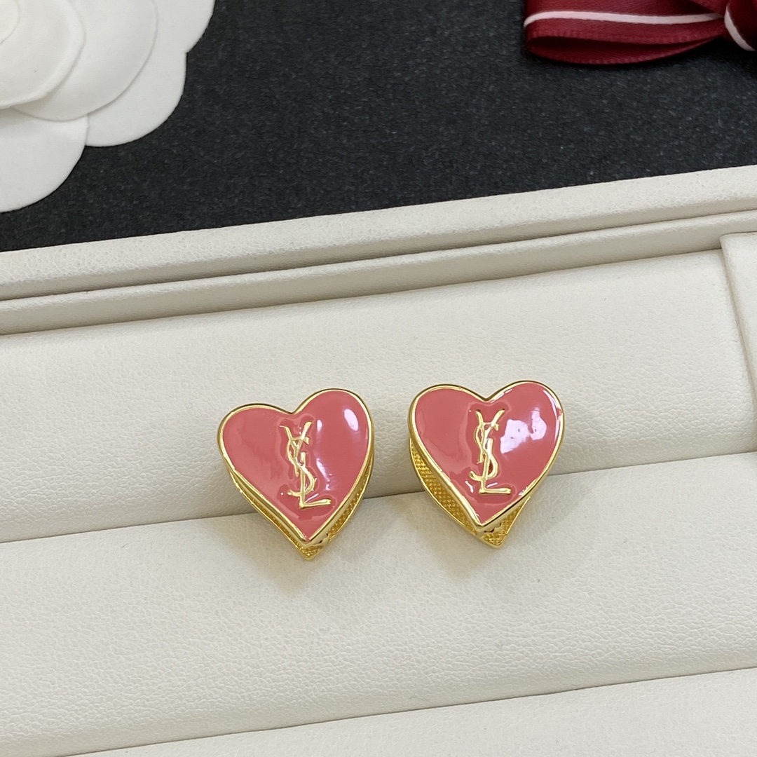 [TOP] Yves Saint Laurent YSL Earrings-5 Colors