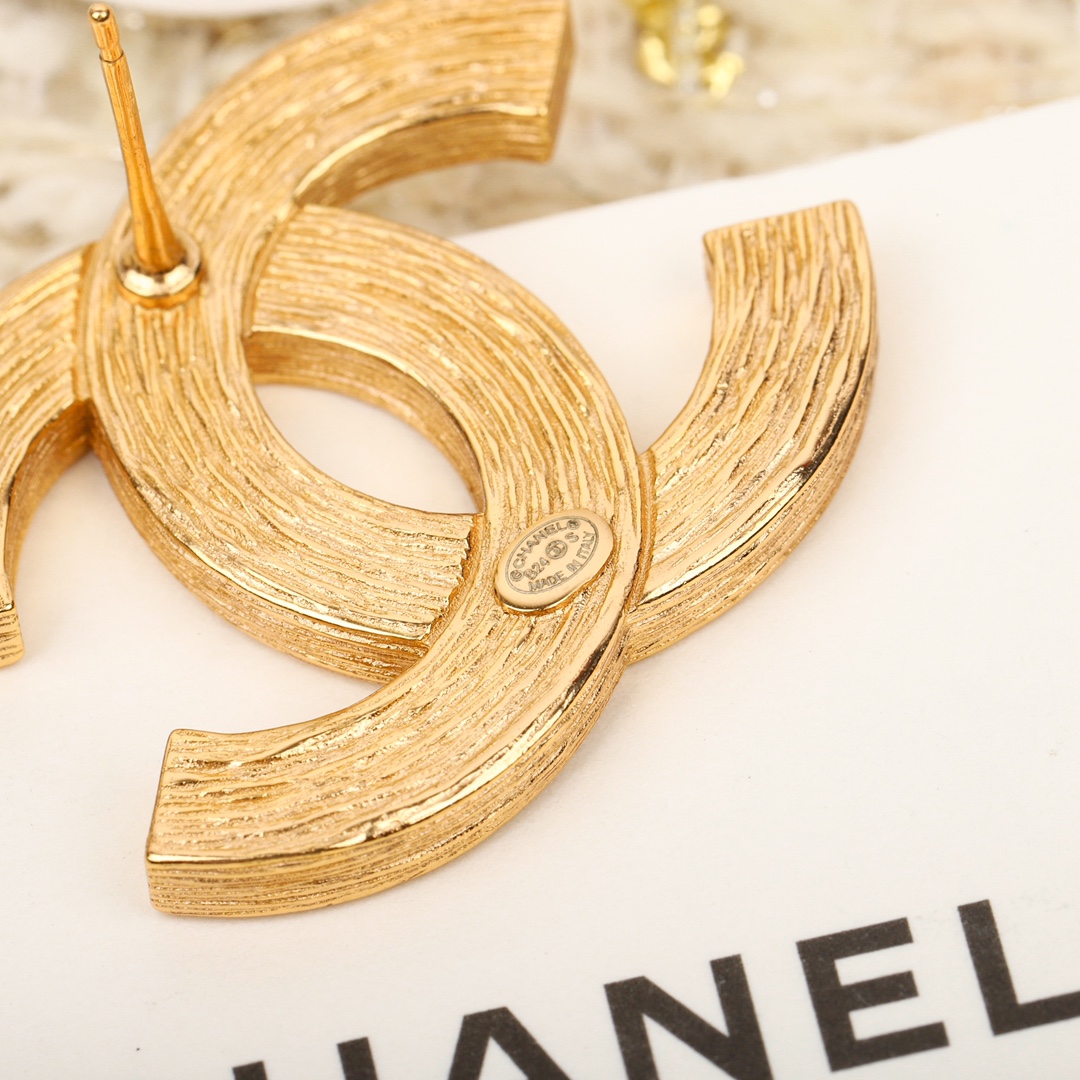 [TOP] CHANEL 24s CC Earrings