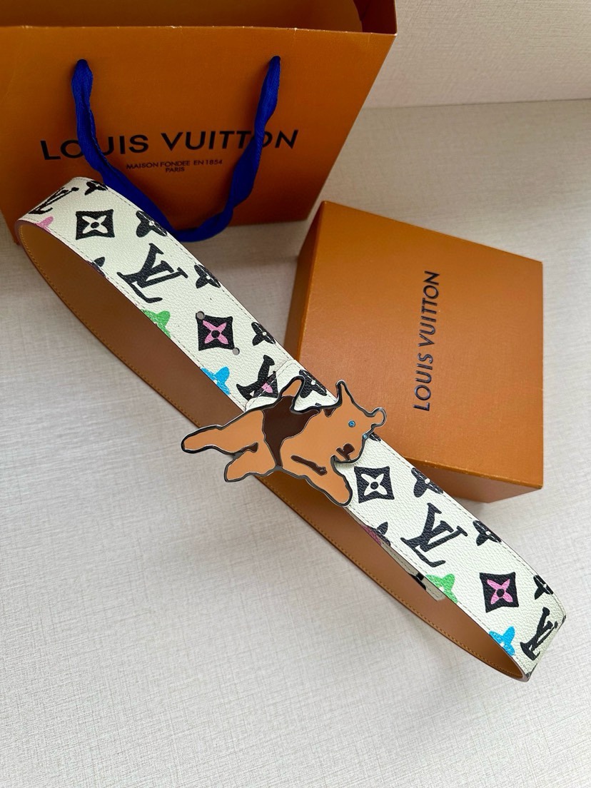 [TOP] Louis Vuitton LV Double Sided Waistband