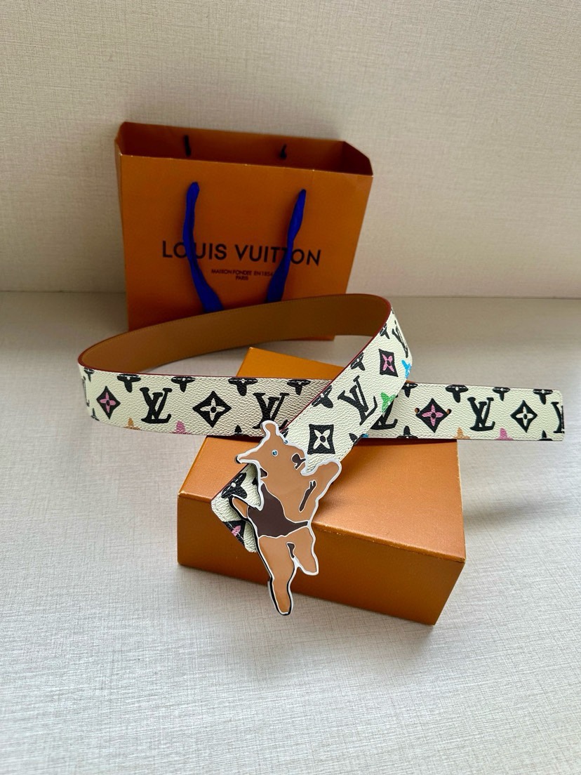 [TOP] Louis Vuitton LV Double Sided Waistband