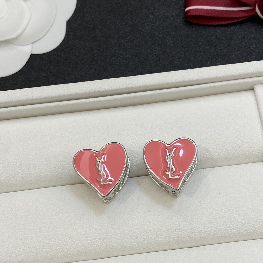 [TOP] Yves Saint Laurent YSL Earrings-5 Colors