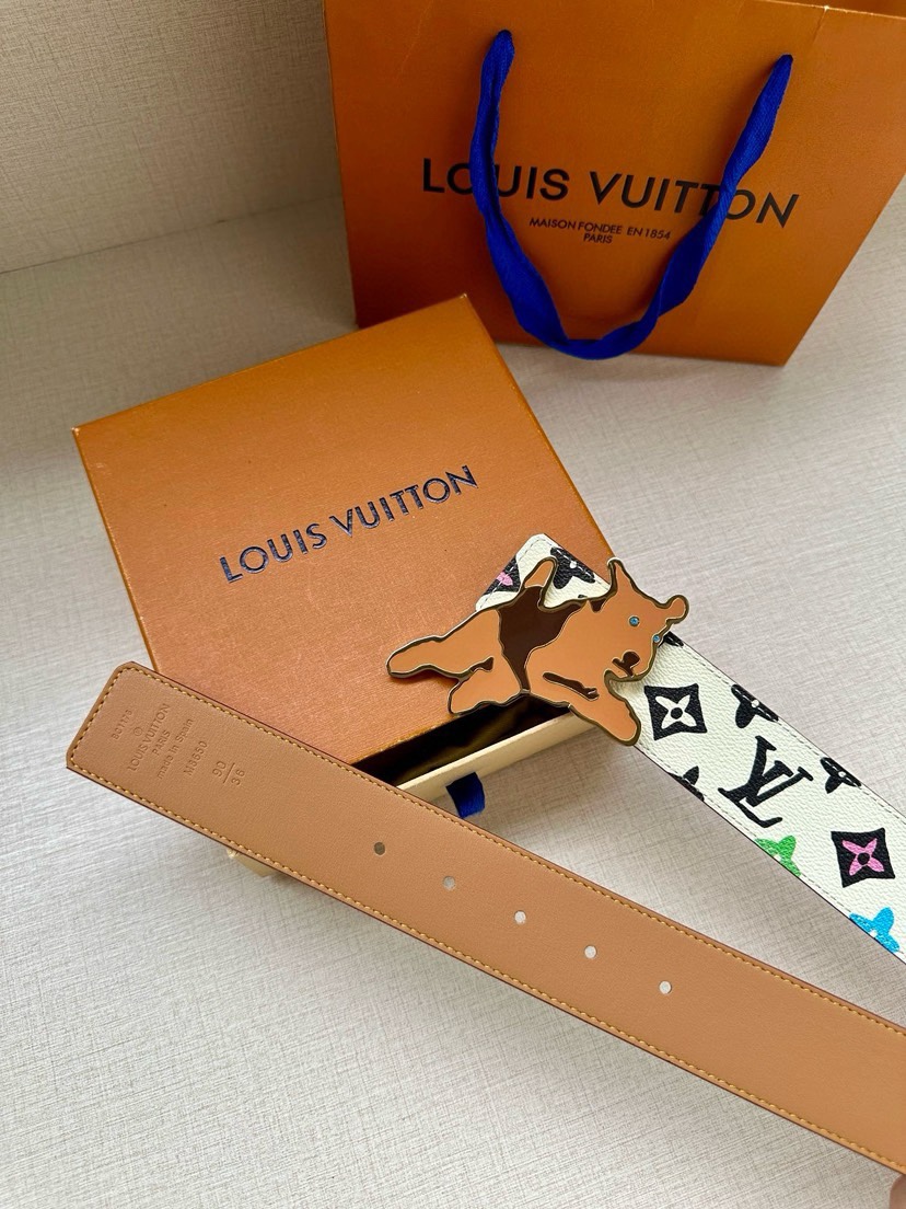 [TOP] Louis Vuitton LV Double Sided Waistband