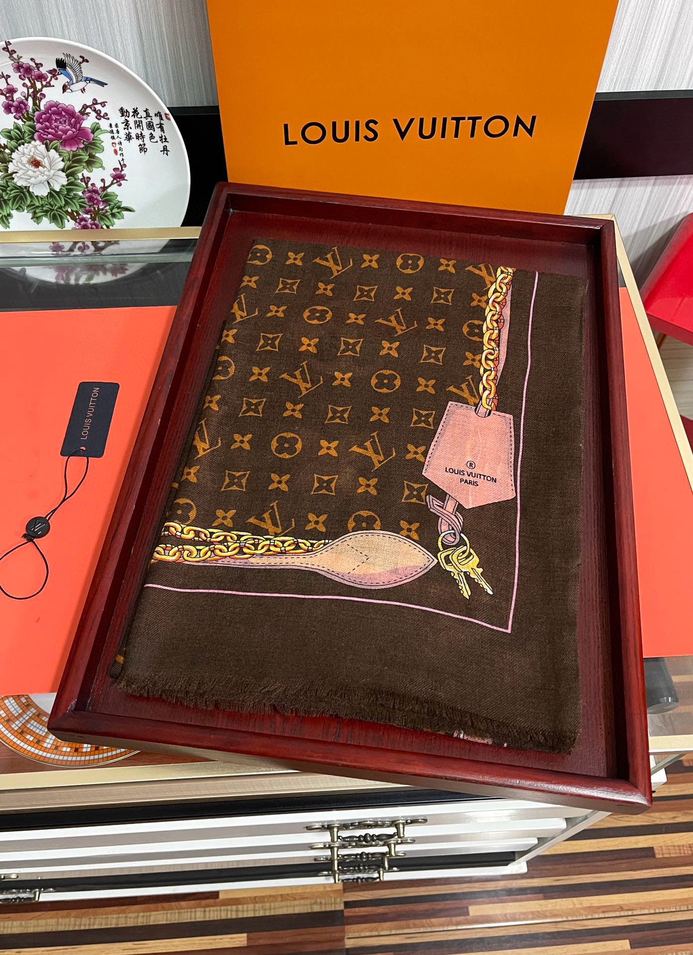 [TOP] Louis Vuitton Cashmere Scarf 100x200cm-2 Colors