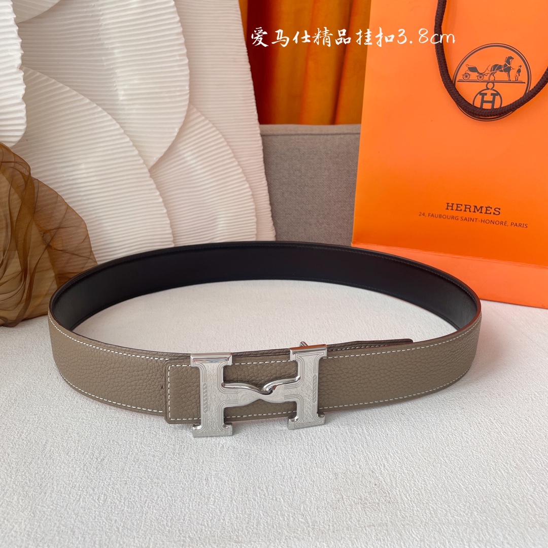[TOP] HERMES Double Sided Waistband - 4 Colors - SHW