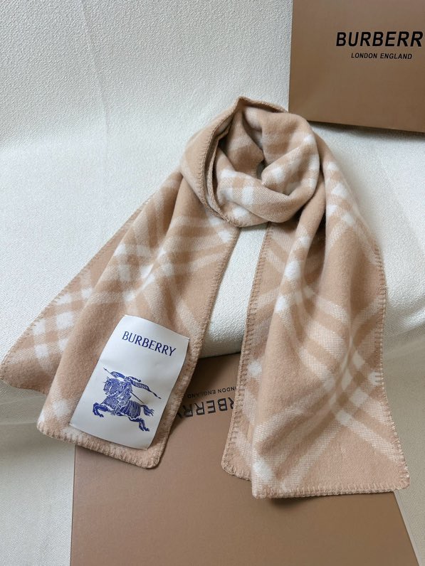 [TOP] BURBERRY Plaid Scarf 30 x 180 cm - 5 Colors