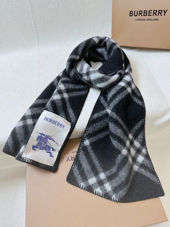 [TOP] BURBERRY Plaid Scarf 30 x 180 cm - 5 Colors