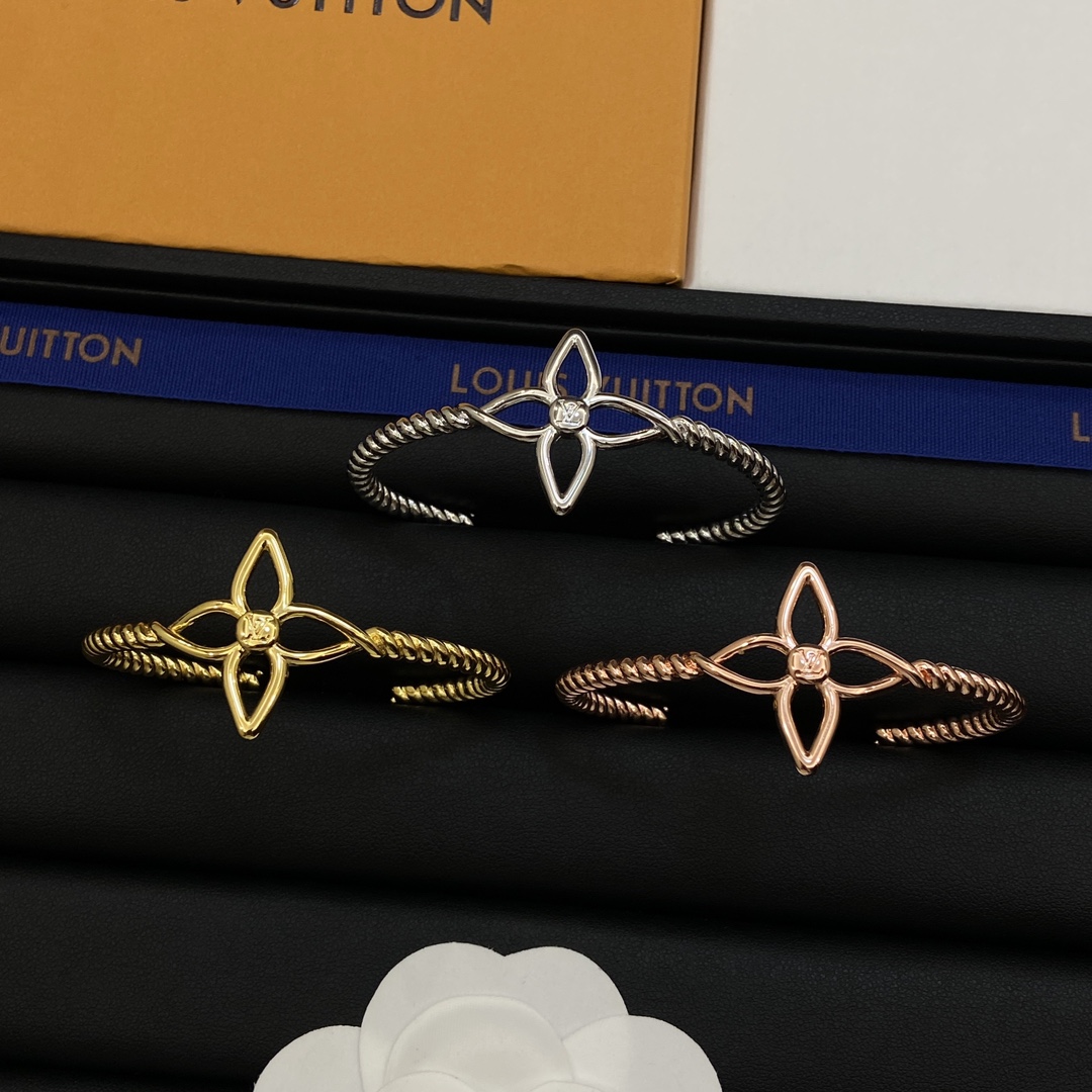 [TOP] Louis Vuitton LV Nautical Rigid  Bracelet-3 Colors