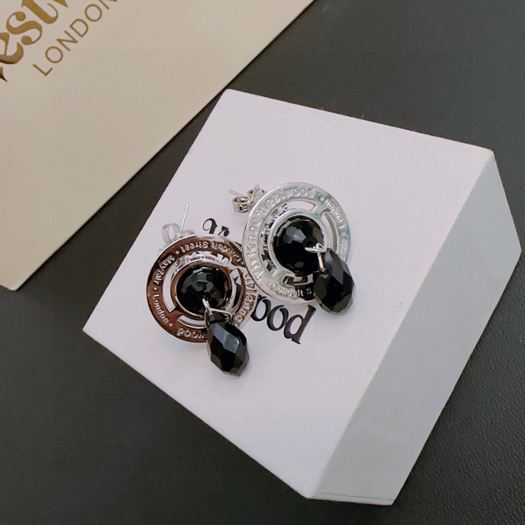 [TOP] Vivienne Westwood Saturn Earrings