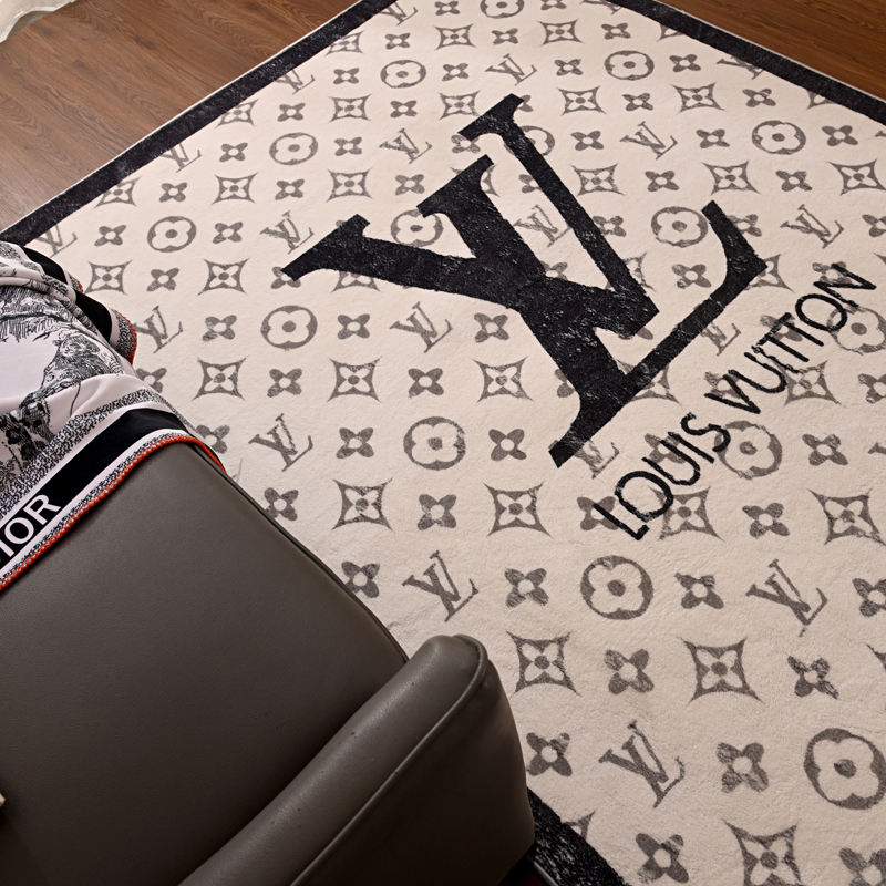 [TOP] Louis Vuitton LV Spun Cashmere Carpet