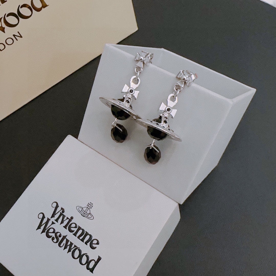 [TOP] Vivienne Westwood Saturn Earrings