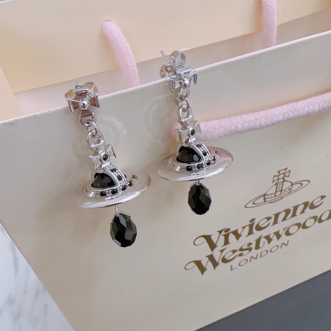 [TOP] Vivienne Westwood Saturn Earrings