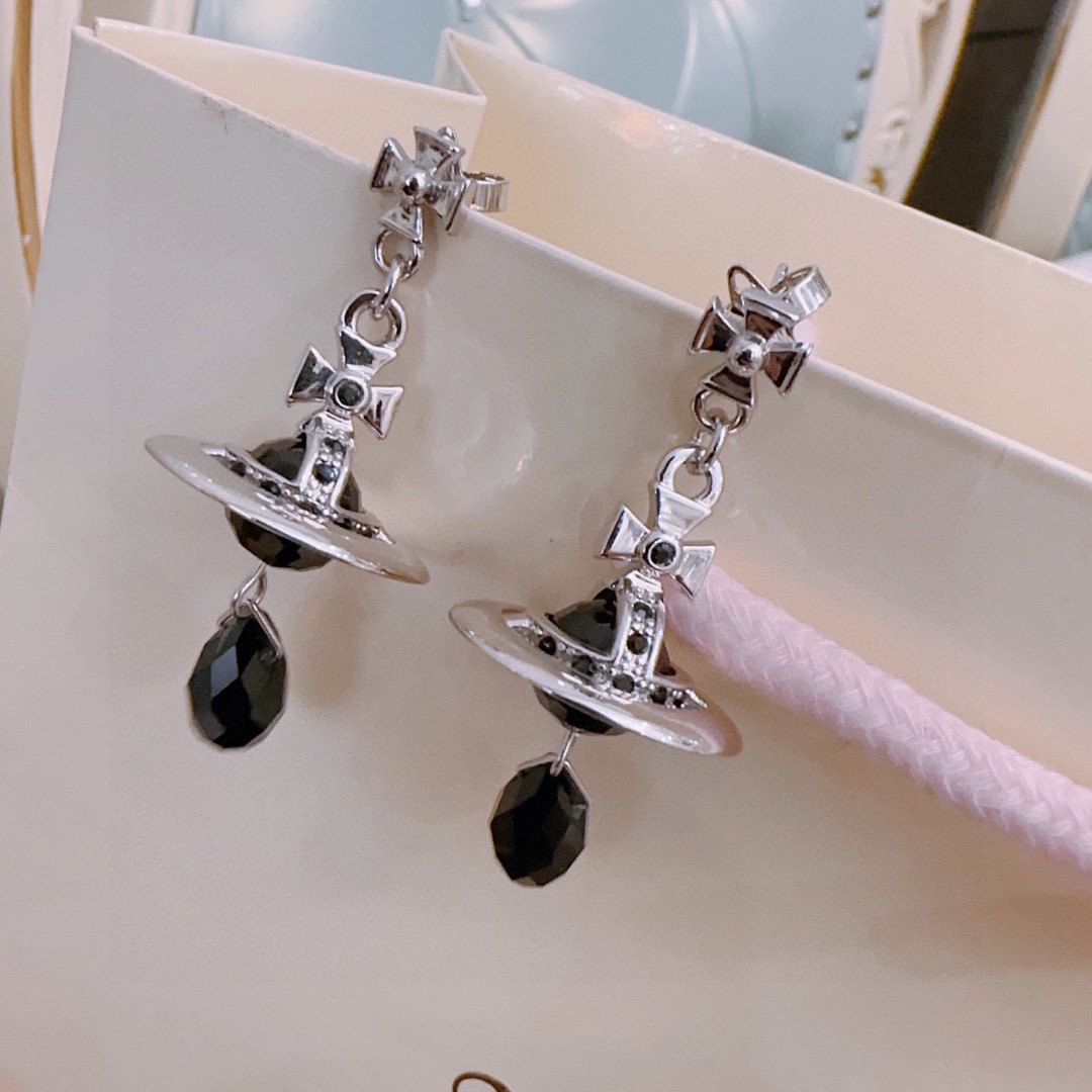 [TOP] Vivienne Westwood Saturn Earrings