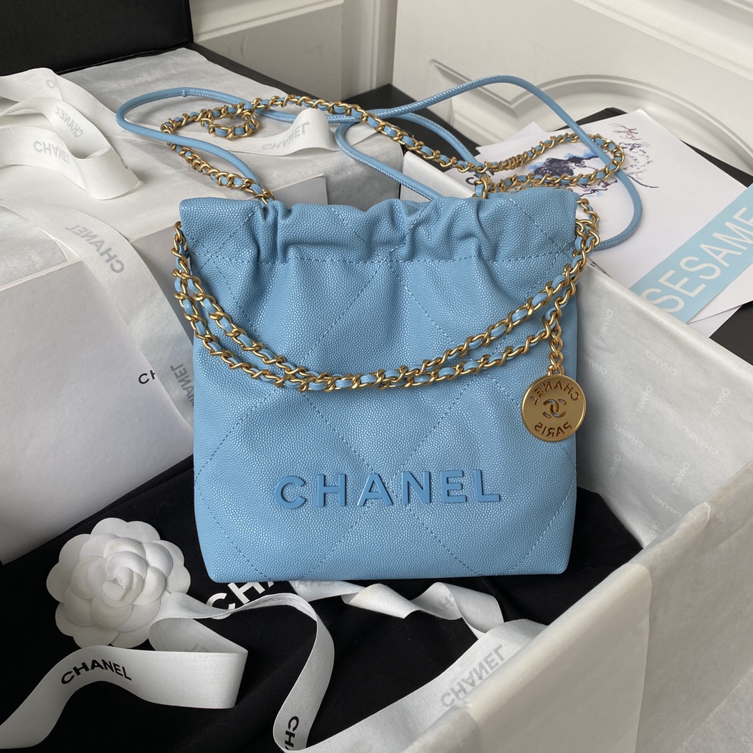 [TOP] CHANEL 22 Bag mini 19x20x6cm - 3 Color