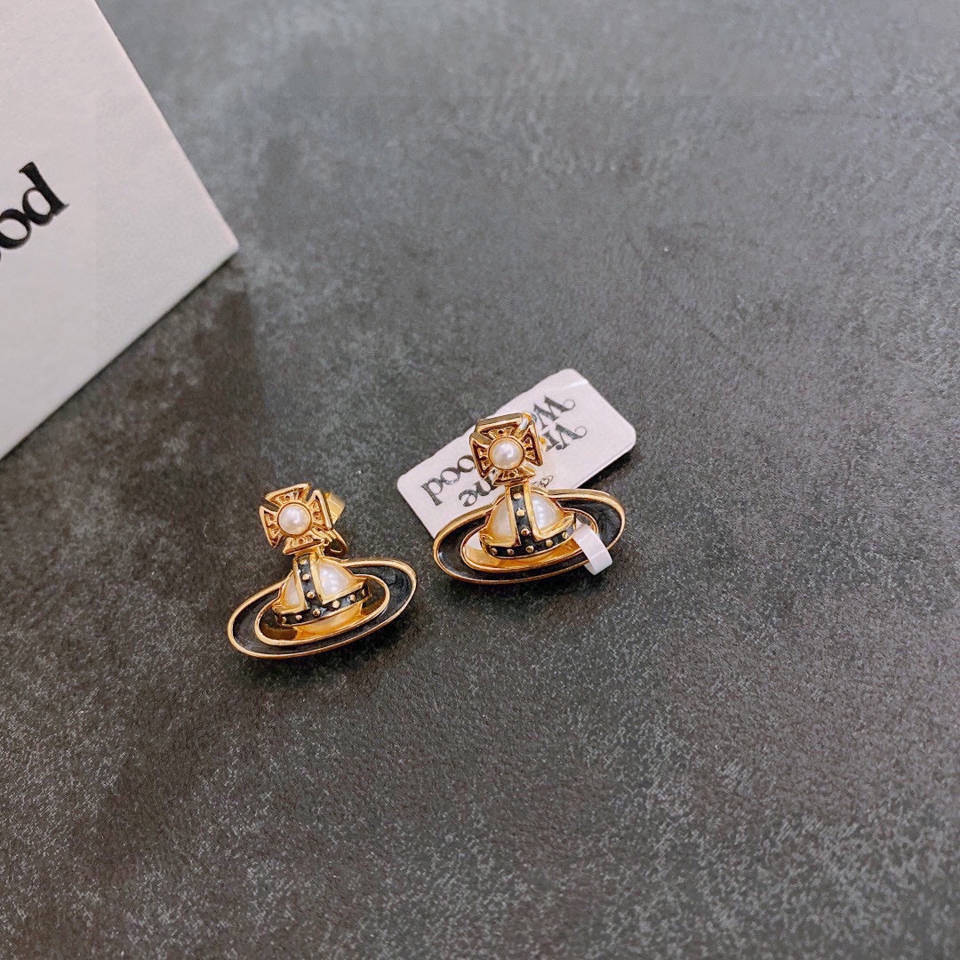 [TOP] Vivienne Westwood Saturn Earrings