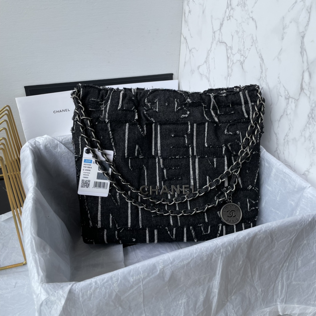 [TOP] CHANEL 22 Bag 35x37x7cm/39x42x8cm - 2 Color