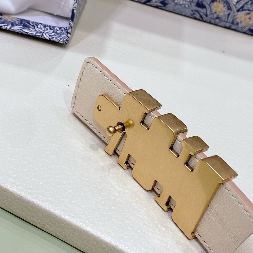[TOP] Christian Dior Cow Leather Belt