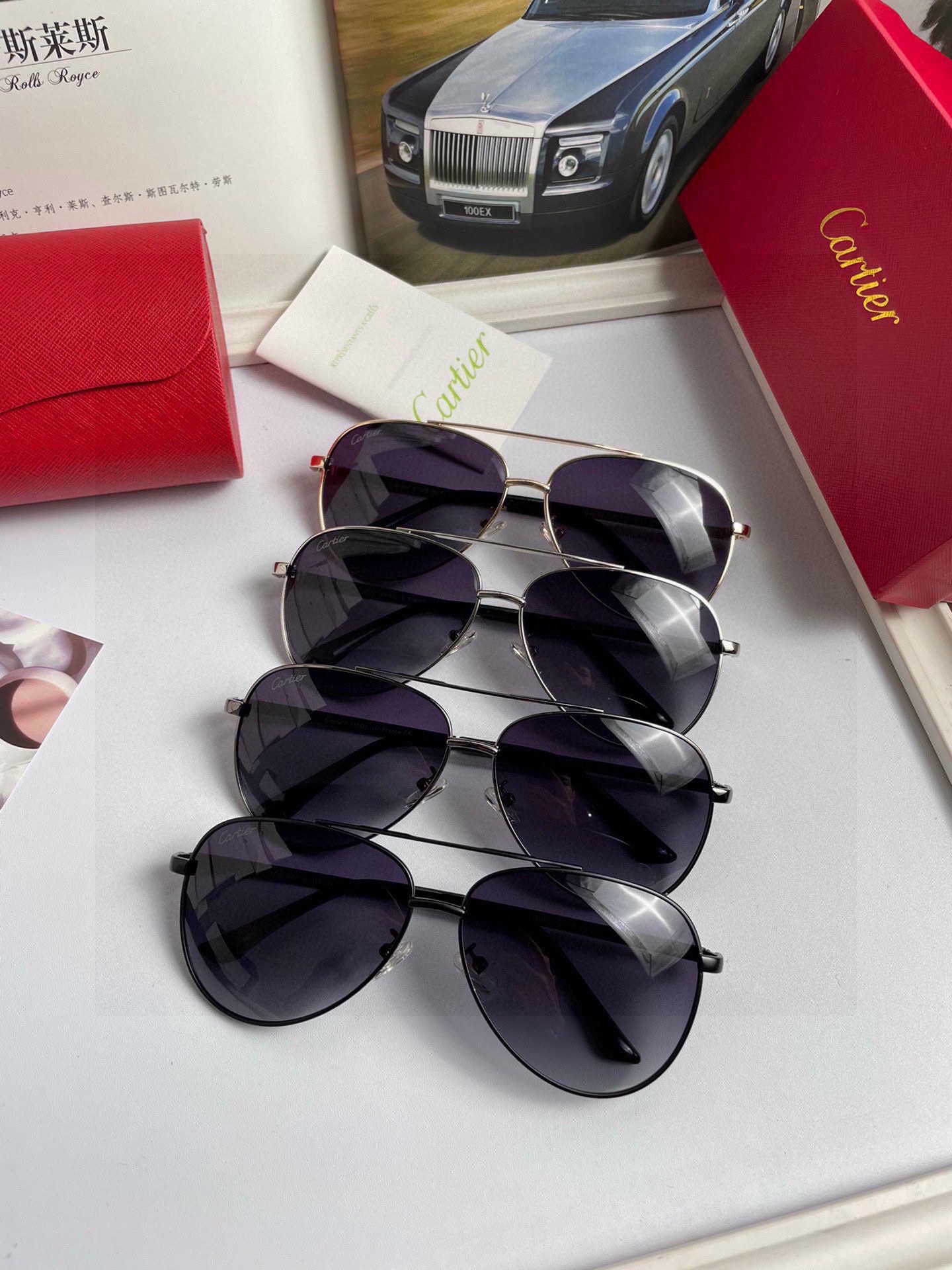 [TOP] Cartier Sunglasses - 4 Color