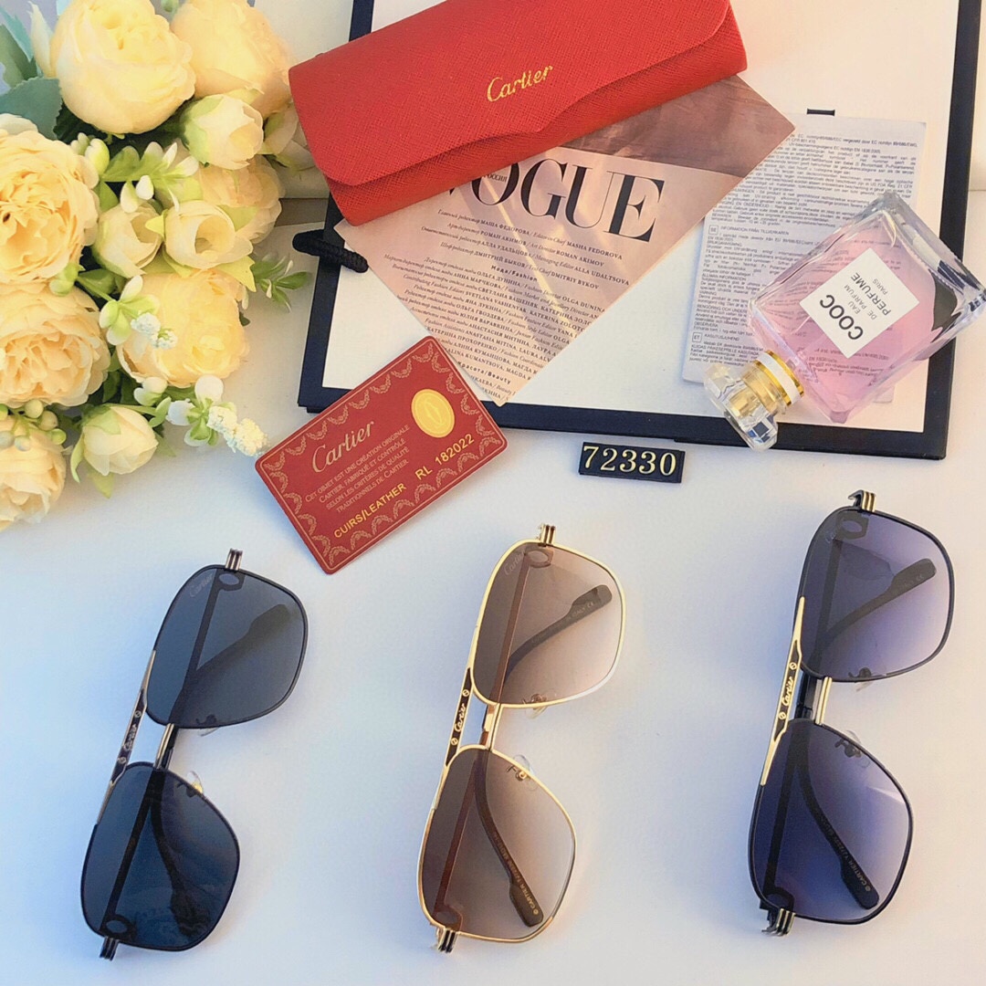 [TOP] Cartier Sunglasses - 3 Color